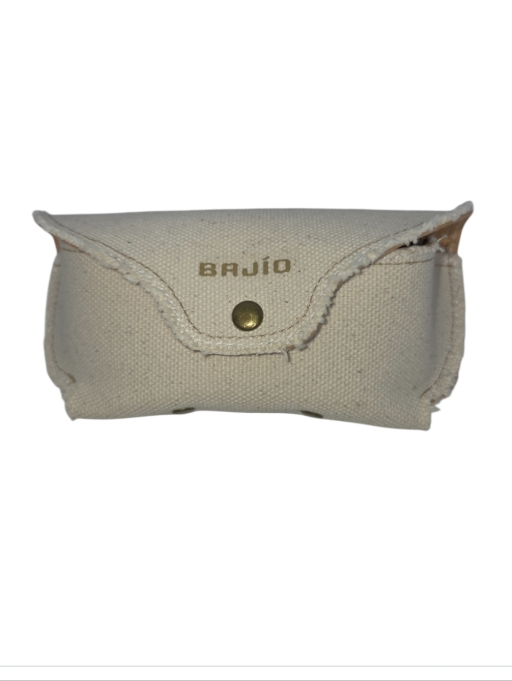 Bajio Natural Cotton Canvas Sunglass Case